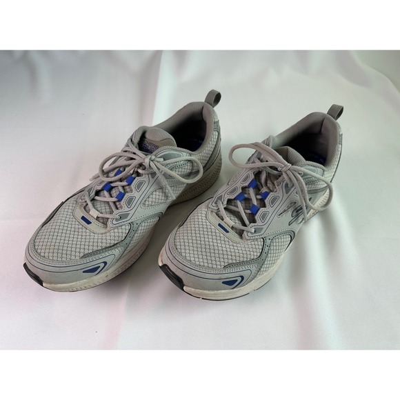 Skechers Go Run Consistent Running Shoes Air Cooled Goga‎ Mat Men's Gray Size 9 - Picture 9 of 14